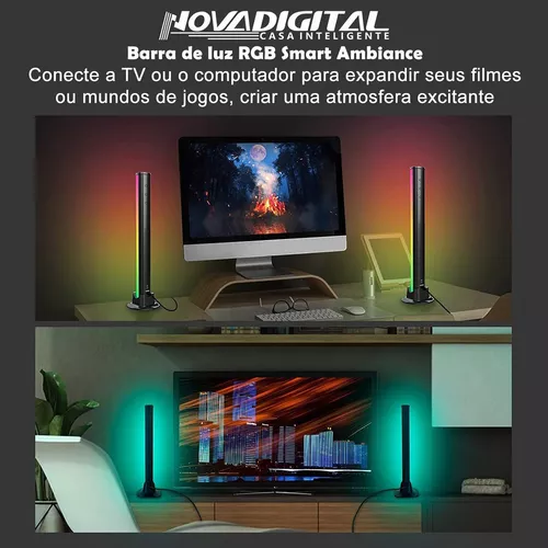 Adicione Cor Ao Seu Pc: Barra Led Rgb Para Jogos E Música!