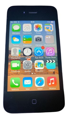 Iphone 4 8 Gb Negro A1332 Funcional Negro (Usado)