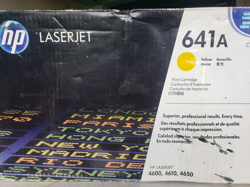 Toner Hp (641 A) Color Amarillo