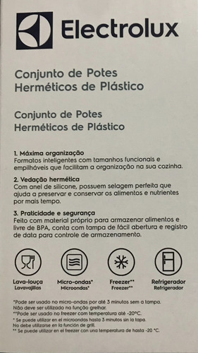 Imagem 5 de 6 de Pote De Plástico Hermético (oferta Exclusiva) - 10 Unidades