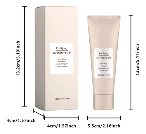 Esfoliante Purificante, Esfoliante Facial 3 Peças