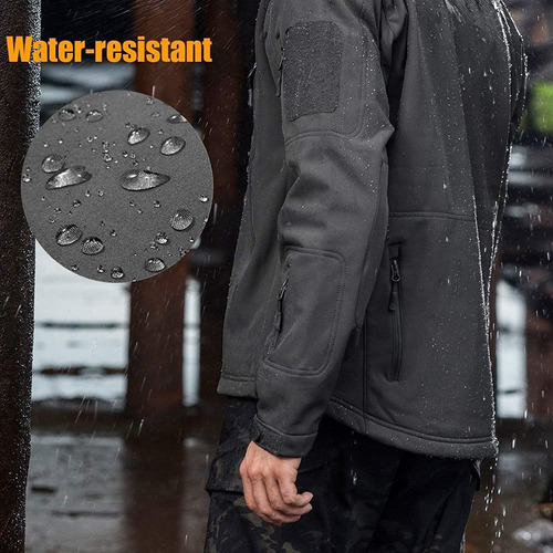 Imagen 9 de 10 de Campera Táctica Militar Softshell Piel De Tiburón Impermeabl