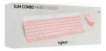 Comprar Teclado Logitech + Mouse Mk470 Wireless Slim Usb Rosa Idioma Español