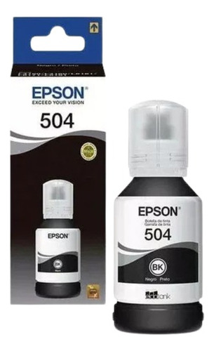 Tinta Epson 127ml Negro Para Impresora 