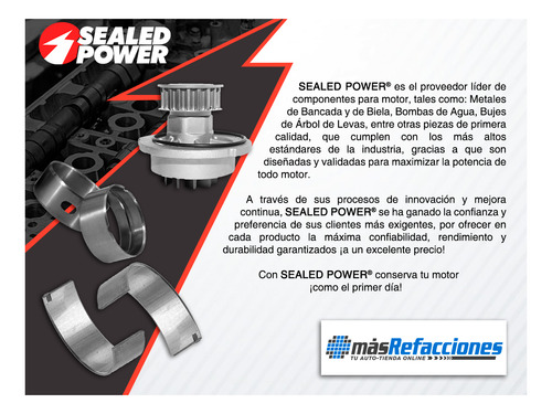 Jgo Bujes Árbol Levas Std V3500 87 Al 88 Sealed Power