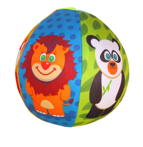 Imagen 2 de 3 de Pelota Chica Soft Globo Para Bebes Edu3005 Educando
