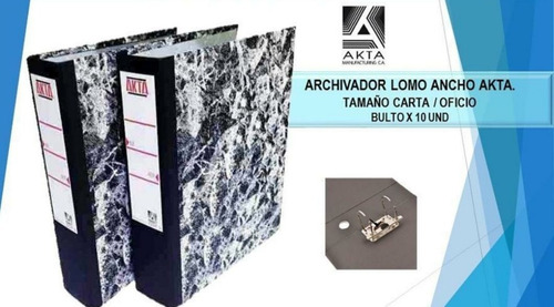 Archivador Lomo Ancho Carta