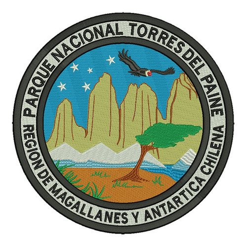 876 Parque Nacional Torres Del Paine Parche Bordado