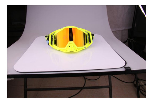 Gafas De Motocross Rzr Moto - Gafas De Motocicleta Amarillo