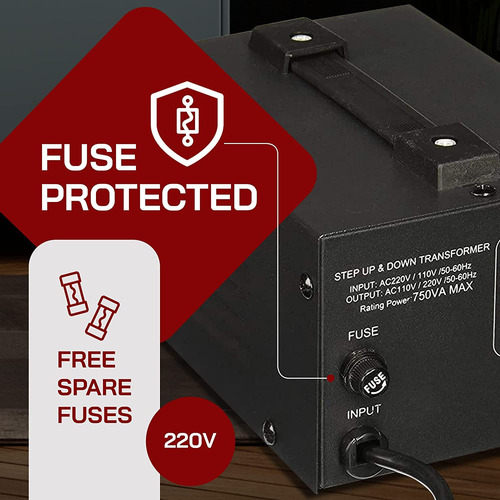 Transformador Convertidor De Voltaje Litefuze Lt-750 750w