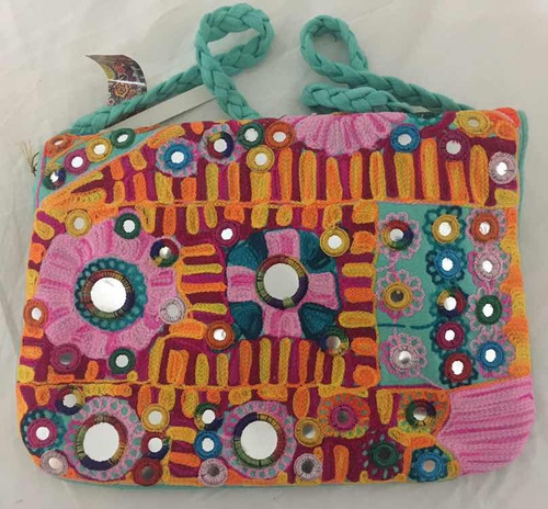 Sobre Cartera Hindú Bordada. Envío Gratis