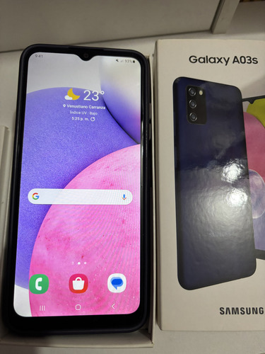 Celular Samsung Galaxy A03s 64gb + 4gb Ram Color Azul (Usado)