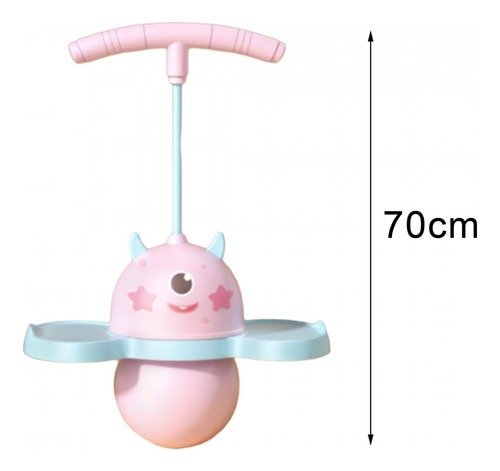 Pogo Ball Con Mango, Pogo Jump, Juguete De Salto Alto, Rosa