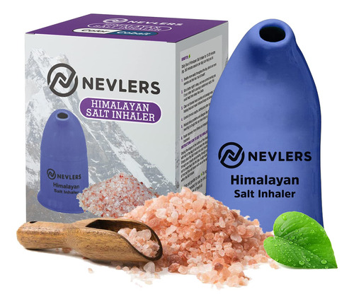 Nevlers Inhalador De Sal Del Himalaya Totalmente Natural De