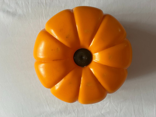 Conservadora Naranja Forma Zapallo Medida 10cmx18cm Diametro