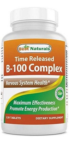 Best Naturals B-100 Complex 120 Tablets (tiempo De Lanzamien