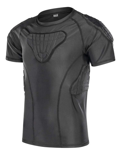 Dgxinjun Camisa De Compresion Acolchada Protector De Pecho