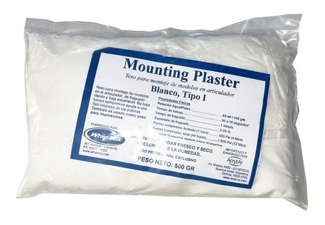 Yeso Mounting Plaster Para Montaje De Modelos En Articulador