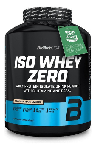 Iso Whey Zero 5 Libras - Biotechusa Sabor Cookies