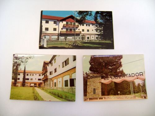 Lote 3 Postales Hotel Libertador La Falda Papeleros Boedo (Usado)