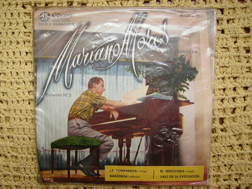 Mariano Mores / La Cumparsita + 3 - Ep De Vinilo C/ Tapa