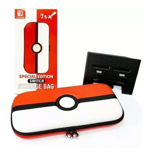 Case Bolsa Estojo Pokemon Ball De Viagem Para Switch