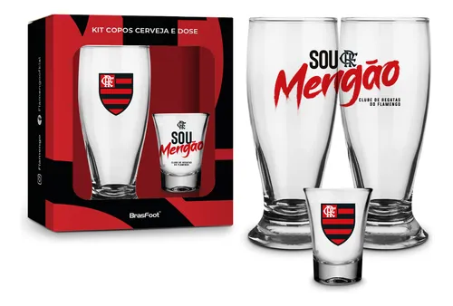 comprar Conjunto Copos Munich E Dose Olé - Flamengo Oficial