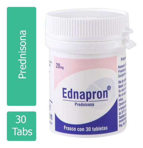 Ednapron 20 Mg Frasco Con 30 Tabletas