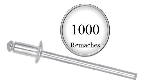 1000 As53 Remaches Pop De Aluminio 5/32 X 3/16 P