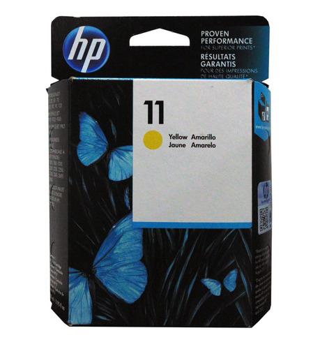 Cartucho Hp 11 Amarillo Original C4838a Vigente Verificable