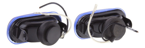 Faro Halogeno Oval Azul Jgo.(4x1.5x2.5) Hy031a