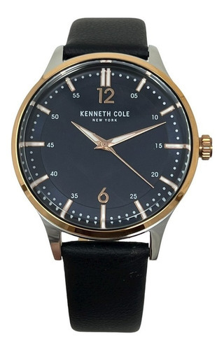 Kenneth Cole New York - Reloj Análogo Kcwga2171603 Hombre Color de la correa Negro