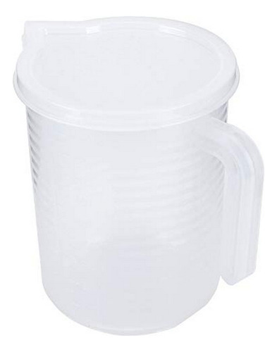 Tazas Medidoras Plásticas De 500ml/1000ml Con Tapa