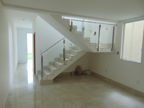 Imagem 3 de 30 de Linda Casa Duplex De Luxo Em Porcelanato, 4 Quartos E 4 Vagas No Santa Mônica - Ca00427 - 70702497