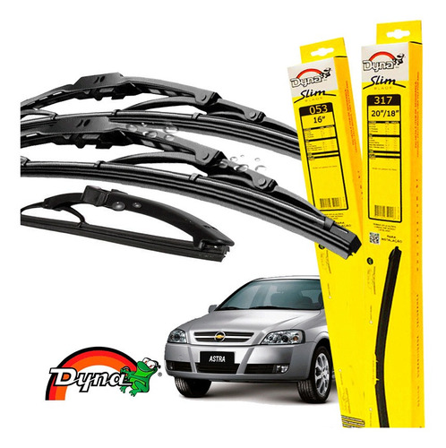 Kit Limpador Parabrisas Gm Astra 1999 A 2011 Dyna Original