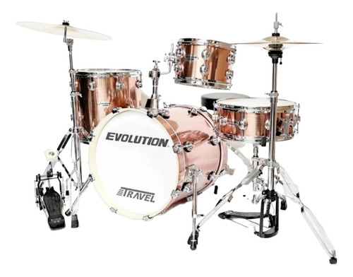 Bateria Viajera Evolution Travel 4 Pza C/accesorios