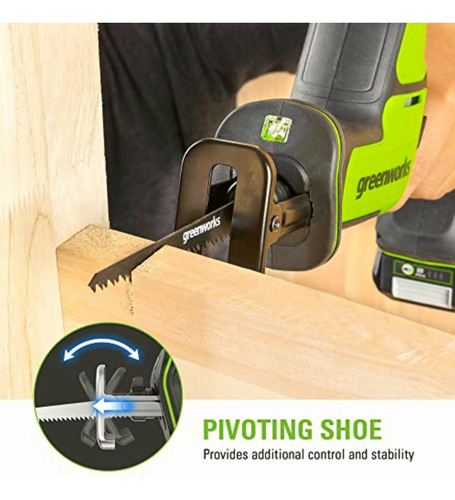 Kit De Sierra Alternante Premium Compacta Rsg404 Greenworks