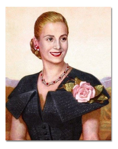 Poster Lámina Decorativa Evita Eva Perón Retrato