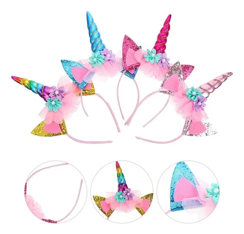 4pcs Unicornio Diadema Mujer De Fiesta Headwear Chica A...
