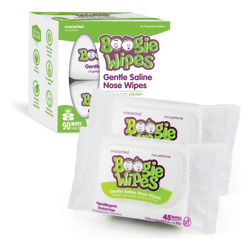 Lenços Umedecidos Boogie Wipes Sem Perfume 90un - Importado