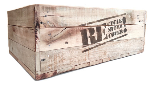 Cajón De Madera Rústico Y Ecológico 47x33x18 (Usado)