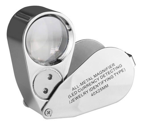 Beileshi Lupa Iluminada 40 Luz Led Uv Construccion Metal Una