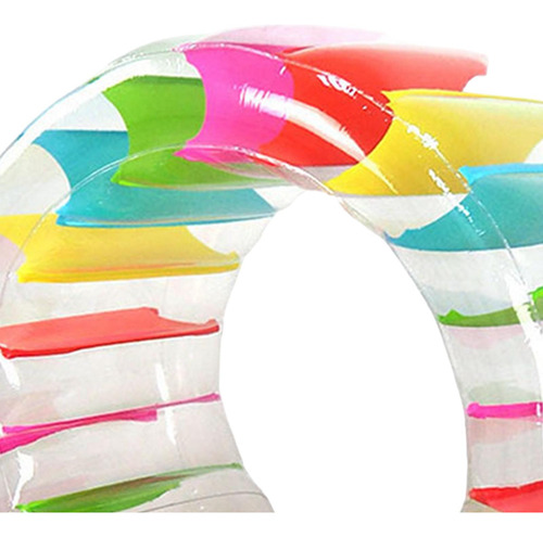 Rueda Inflable Para El Agua, Flotador Colorido 165cmx80cm