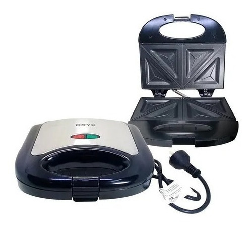 Imagen 2 de 8 de Sandwichera Tostadora Oryx Teflon Antiadherente 750w