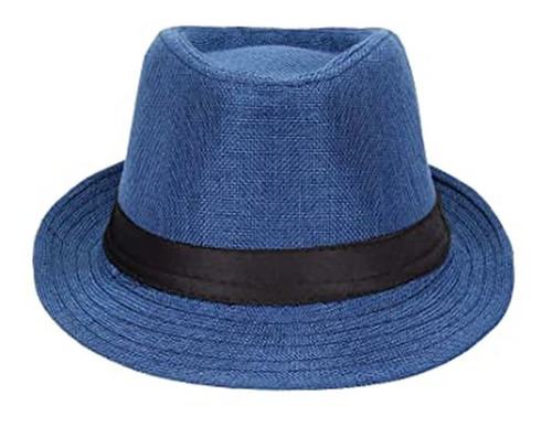 Chapéu Modelo Panamá Aba Curta Cores Variadas Tecido Forrado