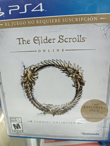 The Elder Scrolls Online Para Ps4 Original Físico (Usado)