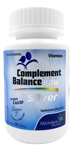 Complement Balance Pro Silver 30 Tabletas Pack 3pz Sabor Sin sabor