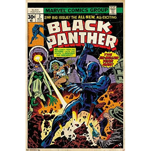 Póster De Comics  Black Panther  Cover #2, 22.375  X 3...