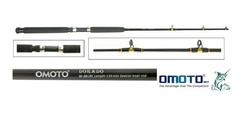 Caña Omoto Dorado 1,95 Mts Embarcado 15 - 30 Lb