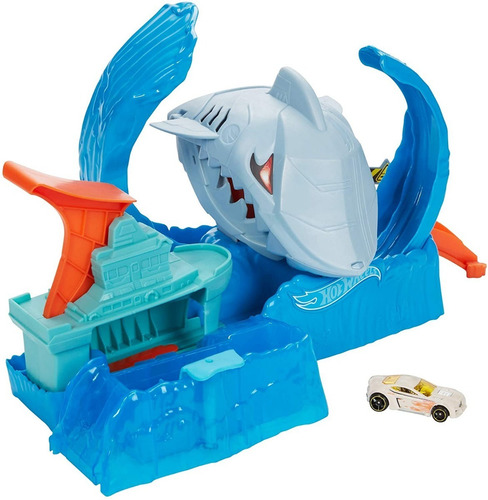 Imagen 3 de 9 de Pista Hot Wheels Ataque Tiburon